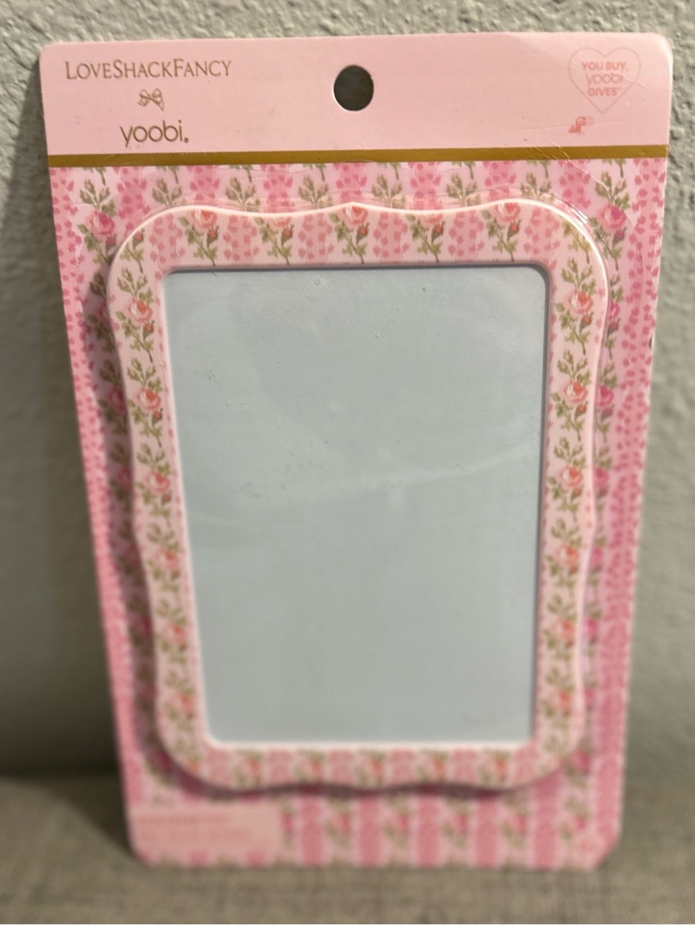 New Yoobi LoveShackFancy x Target Pink Magnetic Dry Erase Board